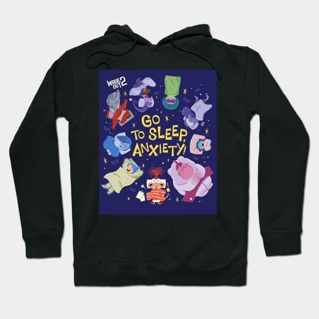 Inside Out 2: Go to Sleep Anxiety Hoodie by BrunoMaxey